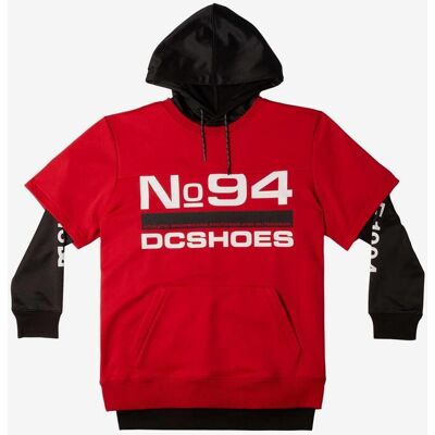 DC Shoes Dryden Hoodie rot/schwarz - M male DC Shoes Dryden Hoodie rot/schwarz - M male