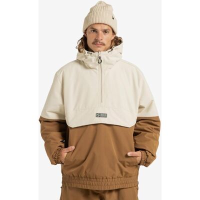 DC Shoes Nexus Reversible 5K Kapuzenjacke weiß creme braun - L male DC Shoes Nexus Reversible 5K Kapuzenjacke weiß creme braun - L male