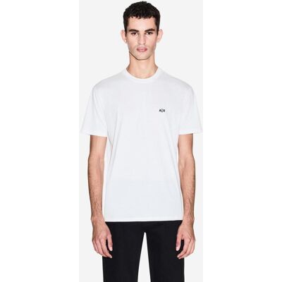 Armani Exchange Logo AX T-Shirt weiß pure - M male Armani Exchange Logo AX T-Shirt weiß pure - M male