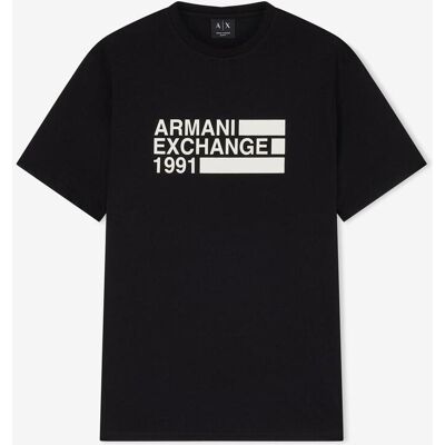 Armani Exchange Slim Fit Classic T-Shirt schwarz weiß - S male Armani Exchange Slim Fit Classic T-Shirt schwarz weiß - S male