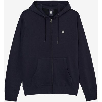 Element Icon Embroidery Full Zip Hoodie schwarz pur - M male Element Icon Embroidery Full Zip Hoodie schwarz pur - M male