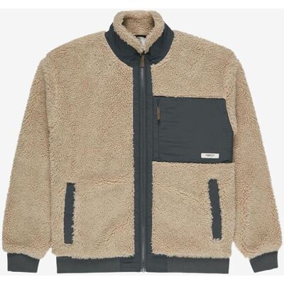 Element Oak Sherpa Fleecejacke beige grau - L male Element Oak Sherpa Fleecejacke beige grau - L male