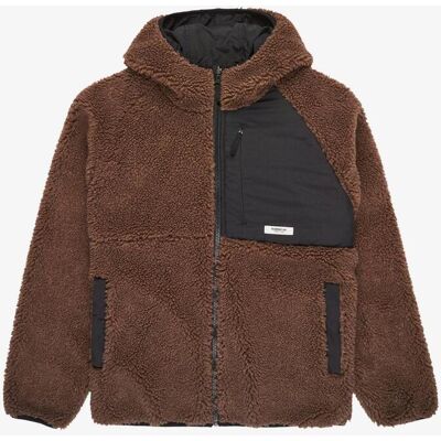 Element Wolfe Sherpa Fleecejacke dunkelbraun - XL male Element Wolfe Sherpa Fleecejacke dunkelbraun - XL male