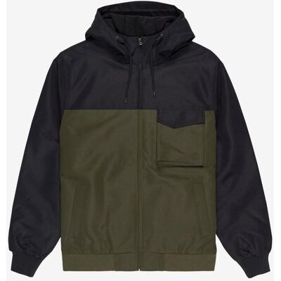 Element Dulcey PKT Kapuzenjacke schwarz grün - XL male Element Dulcey PKT Kapuzenjacke schwarz grün - XL male