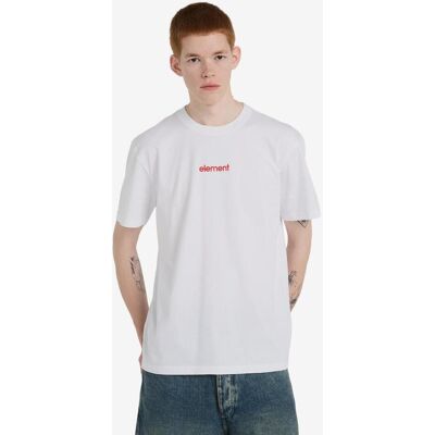 Element Lowcase T-Shirt weiß rot - S male Element Lowcase T-Shirt weiß rot - S male