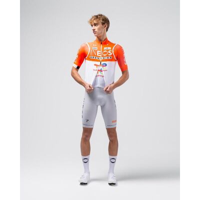 Gobik Ineos Grenadiers Plus 2.0 2026 Weste orange weiß - XS male Gobik Ineos Grenadiers Plus 2.0 2026 Weste orange weiß - XS male