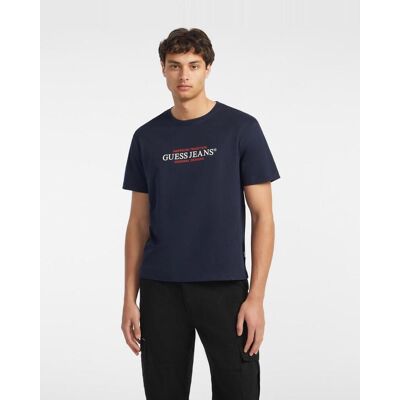 Guess American Tradition T-Shirt marineblau weiß rot - M male Guess American Tradition T-Shirt marineblau weiß rot - M male