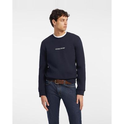 Guess Logo Embroider Sweatshirt dunkelblau - L male Guess Logo Embroider Sweatshirt dunkelblau - L male