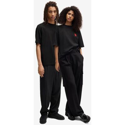 HUGO Dewdam T-Shirt pechschwarz - S male HUGO Dewdam T-Shirt pechschwarz - S male