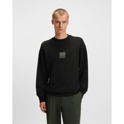 HUGO Dusplited Sweatshirt schwarz - M male HUGO Dusplited Sweatshirt schwarz - M male