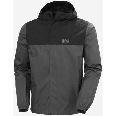 Helly Hansen Vancouver Rain Kapuzenjacke dunkelgrau/schwarz - XXL male Helly Hansen Vancouver Rain Kapuzenjacke dunkelgrau/schwarz - XXL male