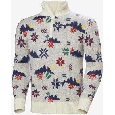 Helly Hansen Arctic Icelander Sweatshirt grau weiß blau - M male Helly Hansen Arctic Icelander Sweatshirt grau weiß blau - M male