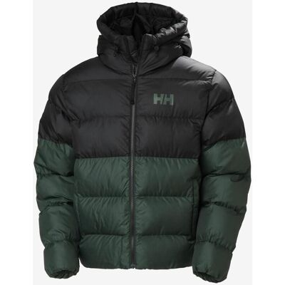 Helly Hansen Active Puffy Jacke mit Kapuze grün chrom schwarz - S male Helly Hansen Active Puffy Jacke mit Kapuze grün chrom schwarz - S male
