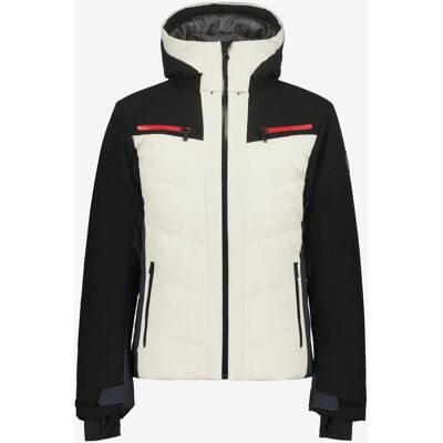 Icepeak Ercolano Kapuzenjacke weiß schwarz rot - 54 male Icepeak Ercolano Kapuzenjacke weiß schwarz rot - 54 male