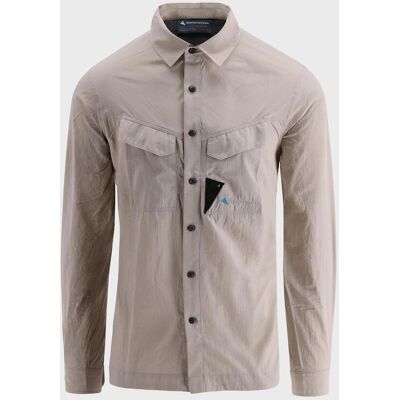 Klättermusen Syn Langarmshirt grau creme - S male Klättermusen Syn Langarmshirt grau creme - S male