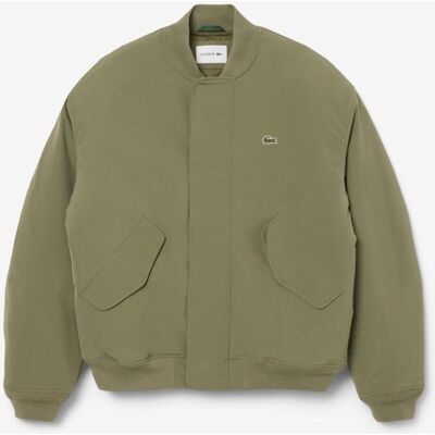 Lacoste Water-Repellent Taffeta Bomber Jacke grün - M male Lacoste Water-Repellent Taffeta Bomber Jacke grün - M male