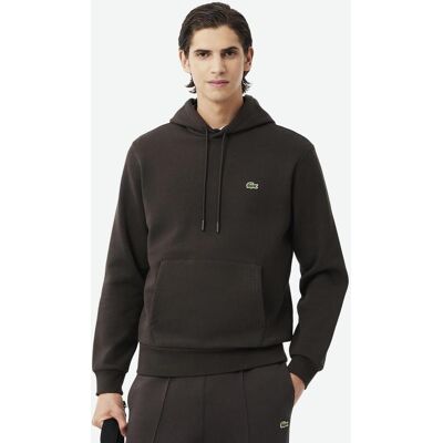 Lacoste Cotton Eco Hoodie erdbraun - L male Lacoste Cotton Eco Hoodie erdbraun - L male