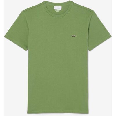 Lacoste Pima T-Shirt kurzarm leuchtend grün - M male Lacoste Pima T-Shirt kurzarm leuchtend grün - M male