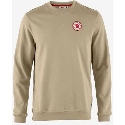 Fjällräven 1960 Logo Badge Sweatshirt hellbraun beige - M male Fjällräven 1960 Logo Badge Sweatshirt hellbraun beige - M male