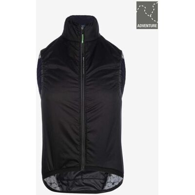 Q36.5 Adventure Weste schwarz glänzend - M male Q36.5 Adventure Weste schwarz glänzend - M male