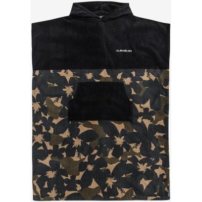 Quiksilver Hoody Poncho schwarz braun male Quiksilver Hoody Poncho schwarz braun male