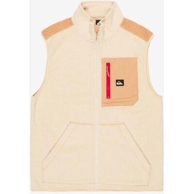 Quiksilver Clean Coast Gilet Weste weiß creme orange - XL male Quiksilver Clean Coast Gilet Weste weiß creme orange - XL male