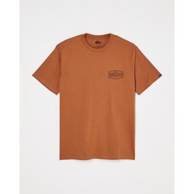 Quiksilver Ev Surf Garage T-Shirt kurzarm braun terrakotta - M male Quiksilver Ev Surf Garage T-Shirt kurzarm braun terrakotta - M male