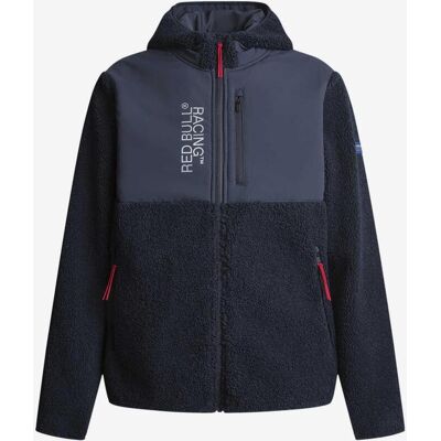 Red Bull Racing x Pepe Jeans Sherpa Fleece Hybrid Kapuzenjacke marineblau - XL male Red Bull Racing x Pepe Jeans Sherpa Fleece Hybrid Kapuzenjacke marineblau - XL male