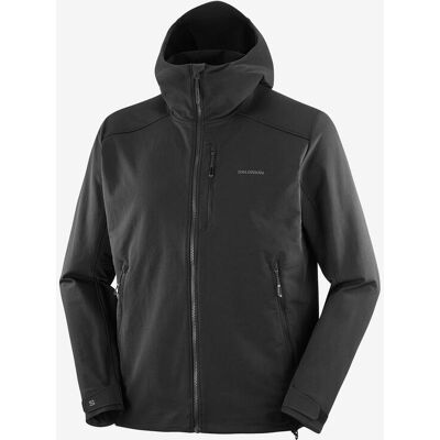 Salomon Outpeak Softshell Kapuzenjacke tiefschwarz - S male Salomon Outpeak Softshell Kapuzenjacke tiefschwarz - S male