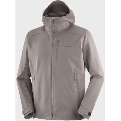 Salomon Outpeak Softshell Kapuzenjacke grau dunkel - M male Salomon Outpeak Softshell Kapuzenjacke grau dunkel - M male