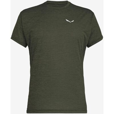 Salewa Puez Melange Dry T-Shirt grün chrom - M male Salewa Puez Melange Dry T-Shirt grün chrom - M male