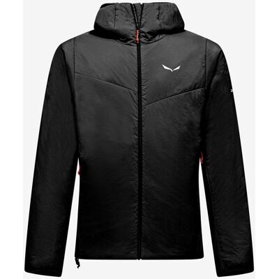 Salewa Puez Catinaccio 2 TirolWool Kapuzenjacke schwarz graphit - XL male Salewa Puez Catinaccio 2 TirolWool Kapuzenjacke schwarz graphit - XL male