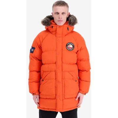 Superdry Everest Longline Baffled Kapuzenjacke orange - M male Superdry Everest Longline Baffled Kapuzenjacke orange - M male