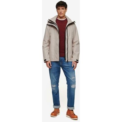 Superdry Hooded Yachter Windbreaker Kapuzenjacke hellbeige - S male Superdry Hooded Yachter Windbreaker Kapuzenjacke hellbeige - S male