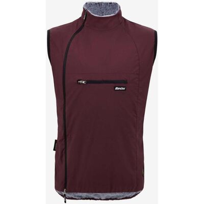Santini Alpha Pack Weste mattviolett - Classic Fit - S male Santini Alpha Pack Weste mattviolett - Classic Fit - S male