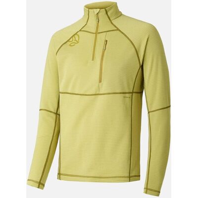 Ternua Momhill Half Zip Fleecejacke limettengelb - XL male Ternua Momhill Half Zip Fleecejacke limettengelb - XL male