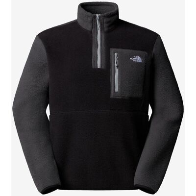 The North Face Yumiori Quarter Zip Fleecejacke schwarz dunkelgrau - M male The North Face Yumiori Quarter Zip Fleecejacke schwarz dunkelgrau - M male