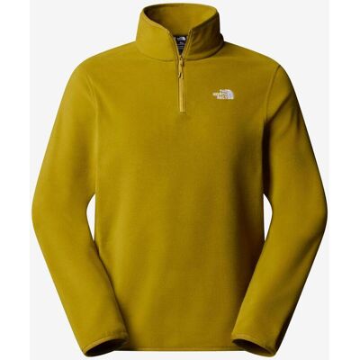 The North Face Glacier Fleece Quarter Zip Fleecejacke gelbgrün - S male The North Face Glacier Fleece Quarter Zip Fleecejacke gelbgrün - S male