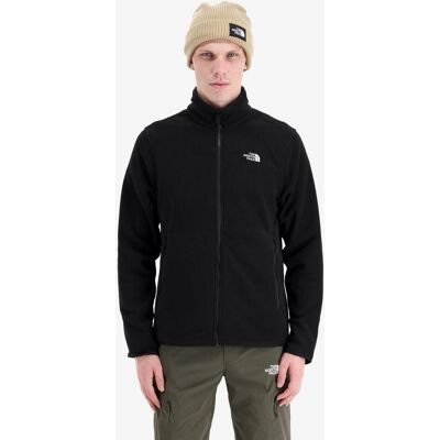 The North Face Glacier Fleece Full Zip Fleecejacke schwarz weiß - XXL male The North Face Glacier Fleece Full Zip Fleecejacke schwarz weiß - XXL male