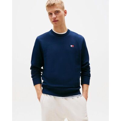 Tommy Hilfiger Tommy Jeans Regular Badge Sweatshirt marineblau - L male Tommy Hilfiger Tommy Jeans Regular Badge Sweatshirt marineblau - L male