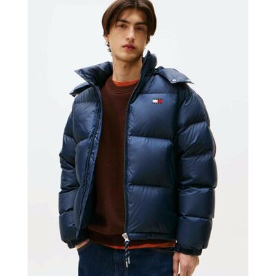 Tommy Hilfiger Tommy Jeans Alaska Down Puffer Kapuzenjacke dunkelblau - M male Tommy Hilfiger Tommy Jeans Alaska Down Puffer Kapuzenjacke dunkelblau - M male