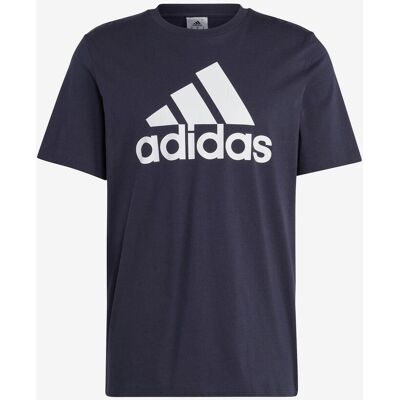 adidas Essentials Big Logo T-Shirt marineblau/schneeweiß - XS male adidas Essentials Big Logo T-Shirt marineblau/schneeweiß - XS male