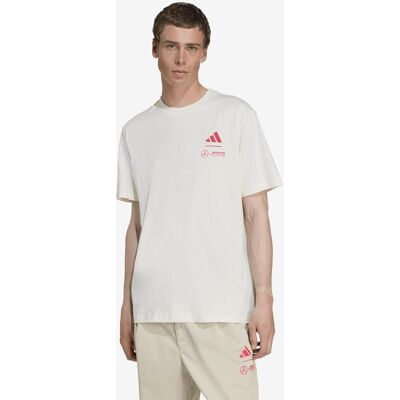 Mercedes AMG Petronas Formel 1 Team Sommer Grafik T-Shirt - Weiß Mercedes AMG Petronas Formel 1 Team Sommer Grafik T-Shirt - Weiß