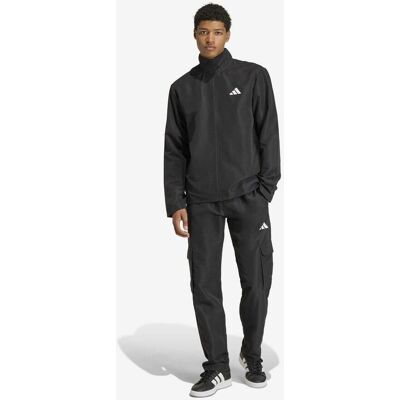adidas Sportswear Woven Cargo Trainingsanzug schwarz pur - M male adidas Sportswear Woven Cargo Trainingsanzug schwarz pur - M male
