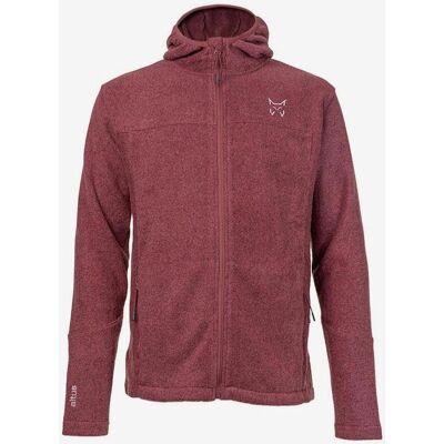 Altus Seneca K30 Kapuzenfleecejacke bordeauxrot - XXL male Altus Seneca K30 Kapuzenfleecejacke bordeauxrot - XXL male