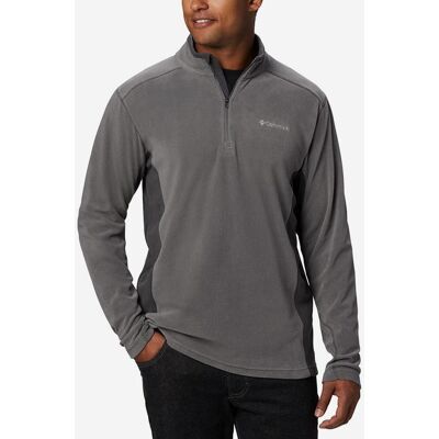 Columbia Klamath Range II Half Zip Fleecepullover grau/schwarz - M male Columbia Klamath Range II Half Zip Fleecepullover grau/schwarz - M male