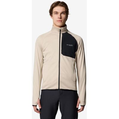 Columbia Triple Canyon Grid Fleece Full Zip II Fleecejacke beige/schwarz - XXL male Columbia Triple Canyon Grid Fleece Full Zip II Fleecejacke beige/schwarz - XXL male