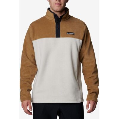 Columbia Steens Mountain Half Snap II Fleecejacke braun beige - M male Columbia Steens Mountain Half Snap II Fleecejacke braun beige - M male