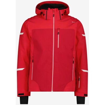 CMP Ski 4 Way Stretch Fabric Kapuzenjacke knallrot - 48 male CMP Ski 4 Way Stretch Fabric Kapuzenjacke knallrot - 48 male