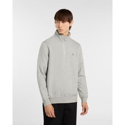 Dickies Oakport Half Zip Sweatshirt grau - S male Dickies Oakport Half Zip Sweatshirt grau - S male